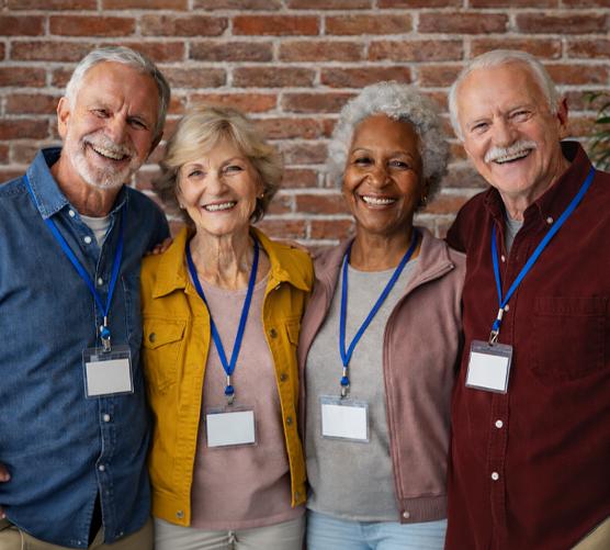 Happy looking group of people