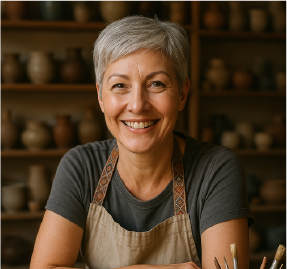A smiling person