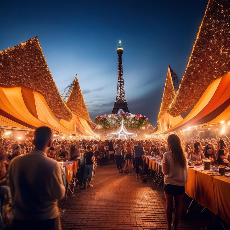 Festival crowd celebrates