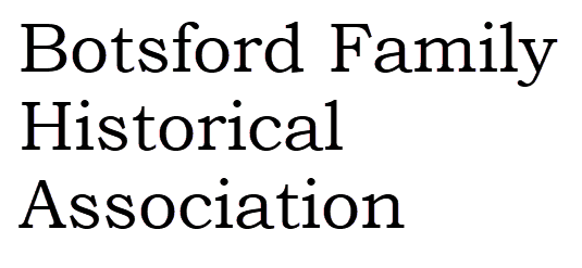 Botsford Family Historical Association